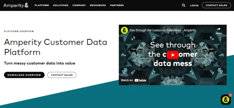 Amperity customer data platform - AI Customer Data Platforms