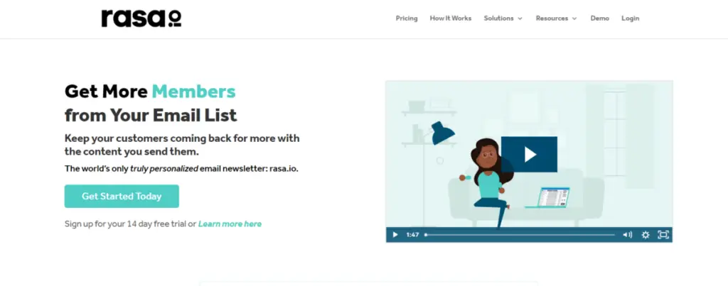 rasa.io AI Content Curation Tool