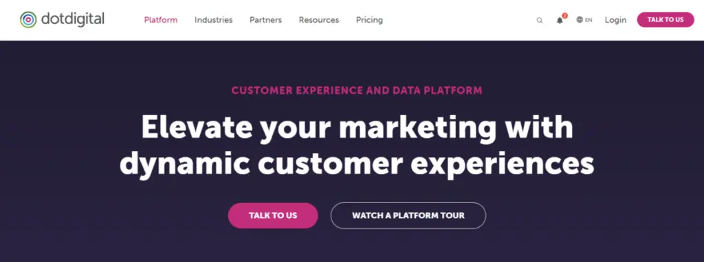 Dotdigital customer data platform - AI Customer Data Platforms
