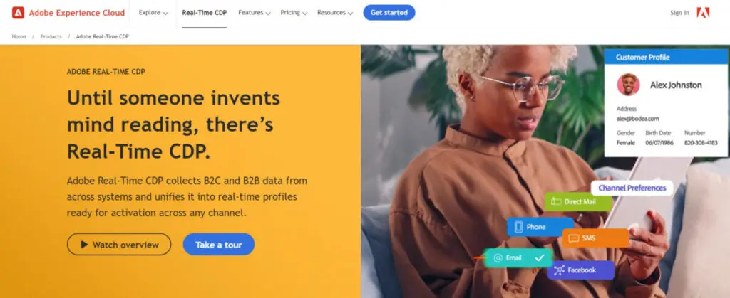 Adobe Real-Time CDP - AI Customer Data Platforms
