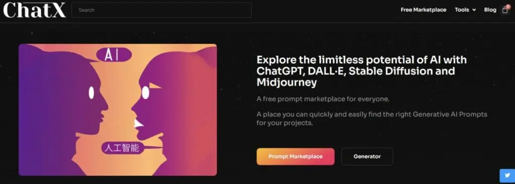 prompt marketplace ChatX