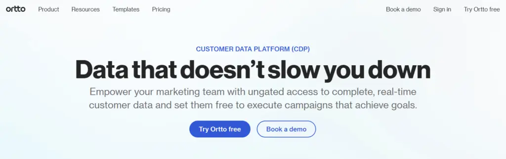 Ortto Customer Data Platform - AI Customer Data Platforms