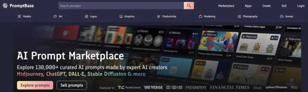 PromptBase AI marketplace