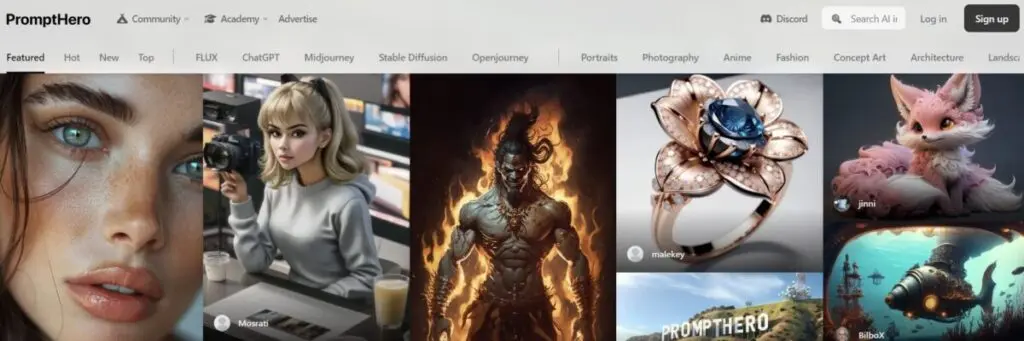 PromptHero AI prompt marketplace