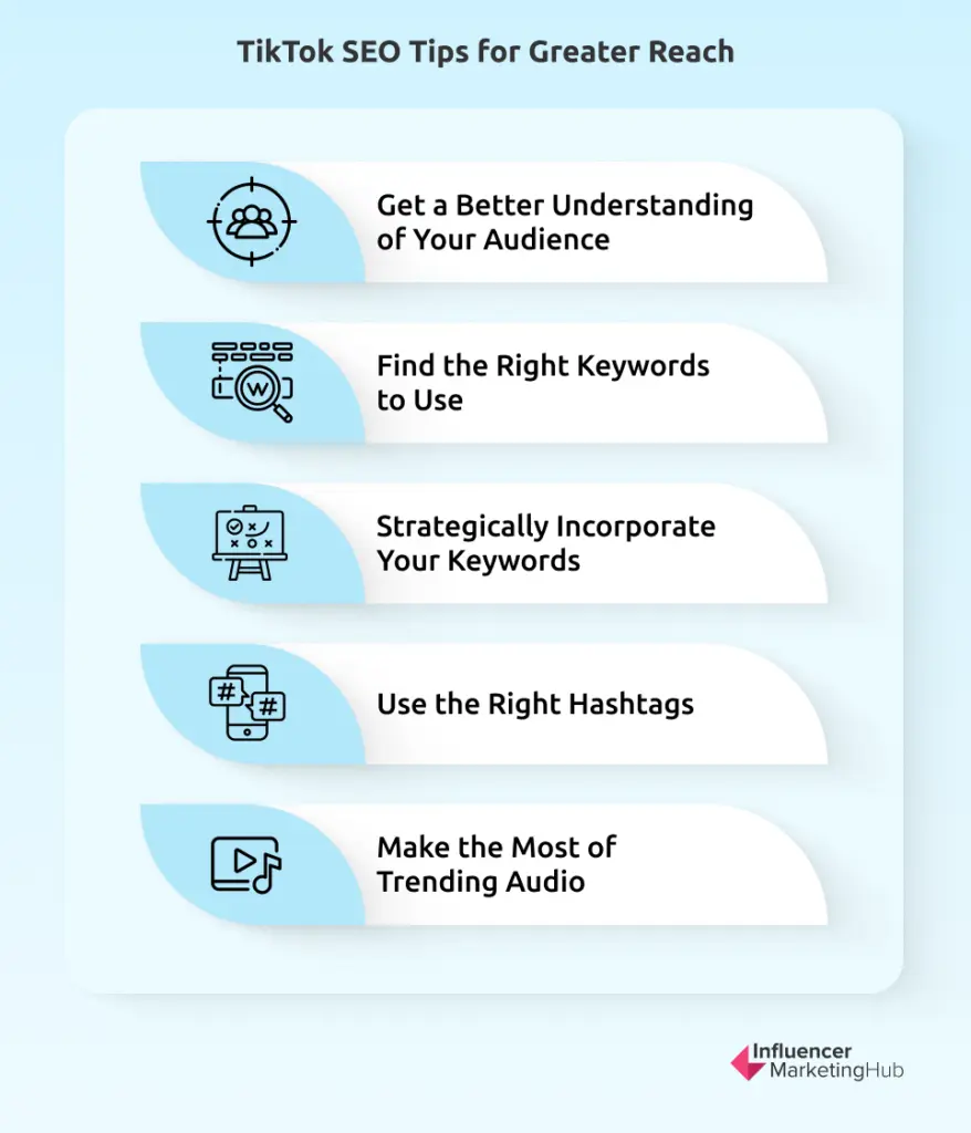TikTok SEO tips for greater reach