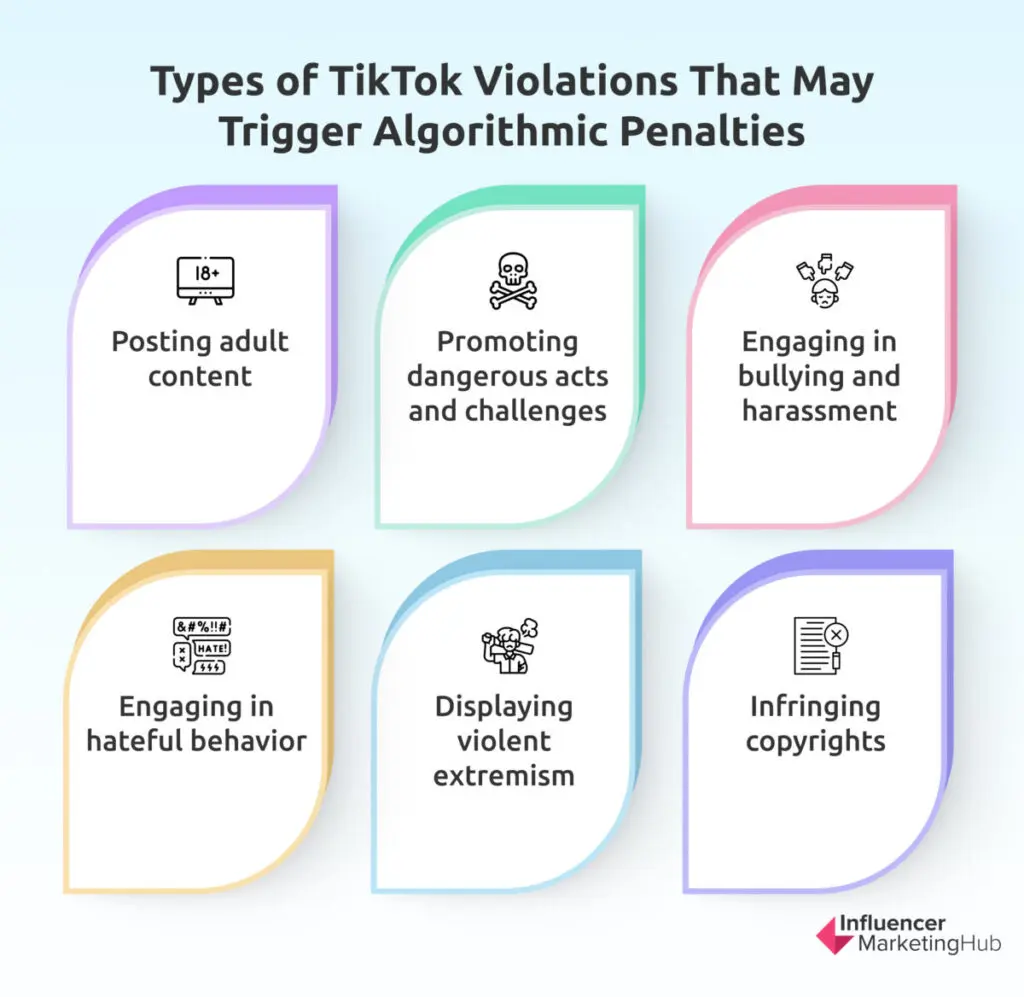 TikTok Violations Types
