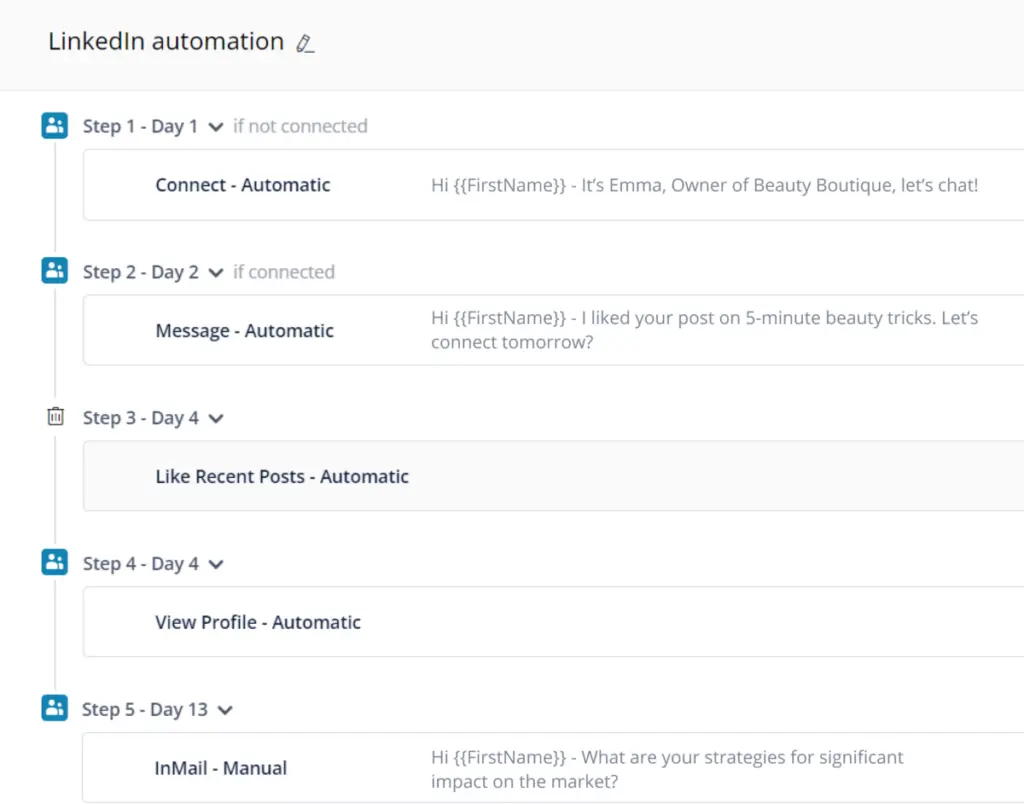 Professional network automation