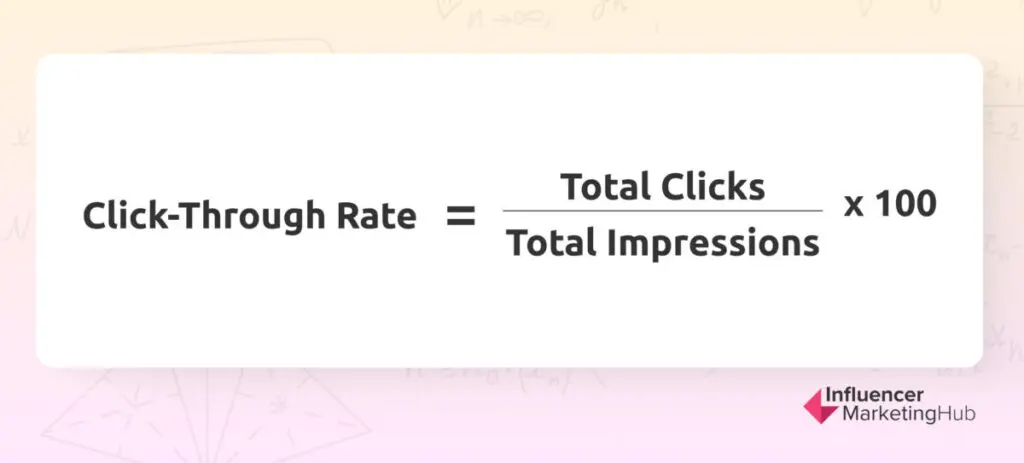 click through rate formula amazon