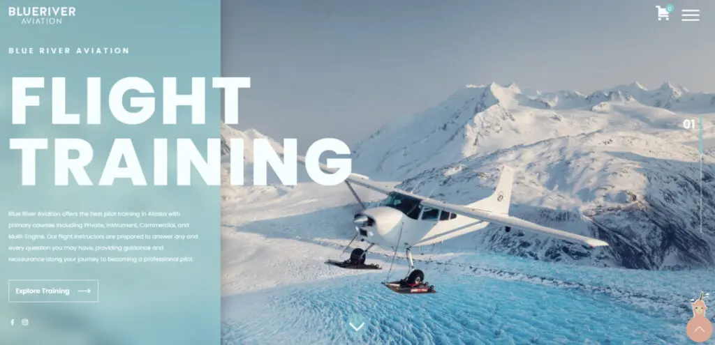 Experimental navigation Website