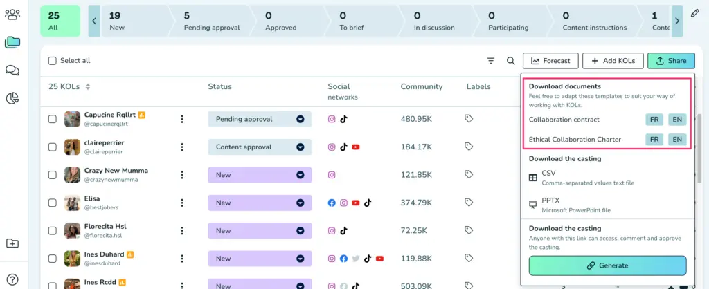 kolsquare platform features