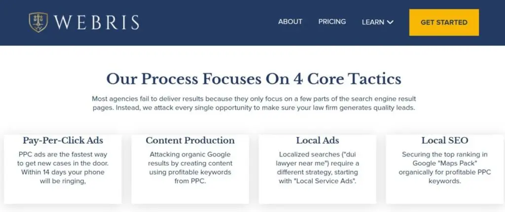 Webris niche-based marketing agency