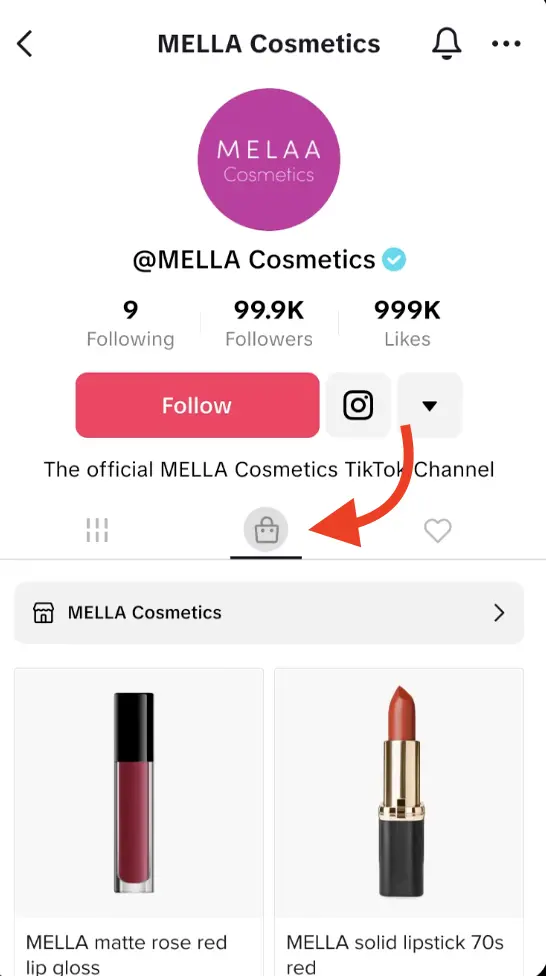 Product Showcase tab