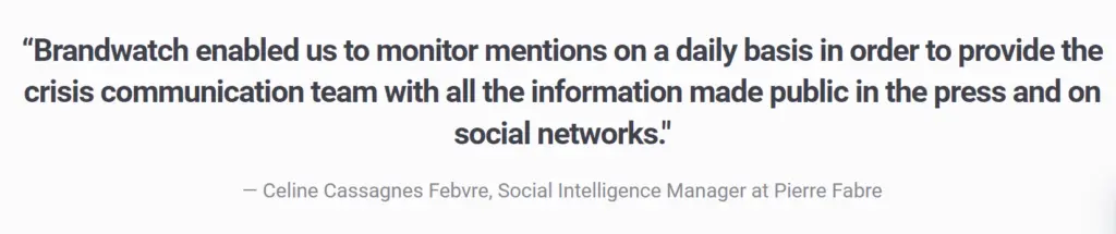 Brandwatch impact on Pierre Febvre
