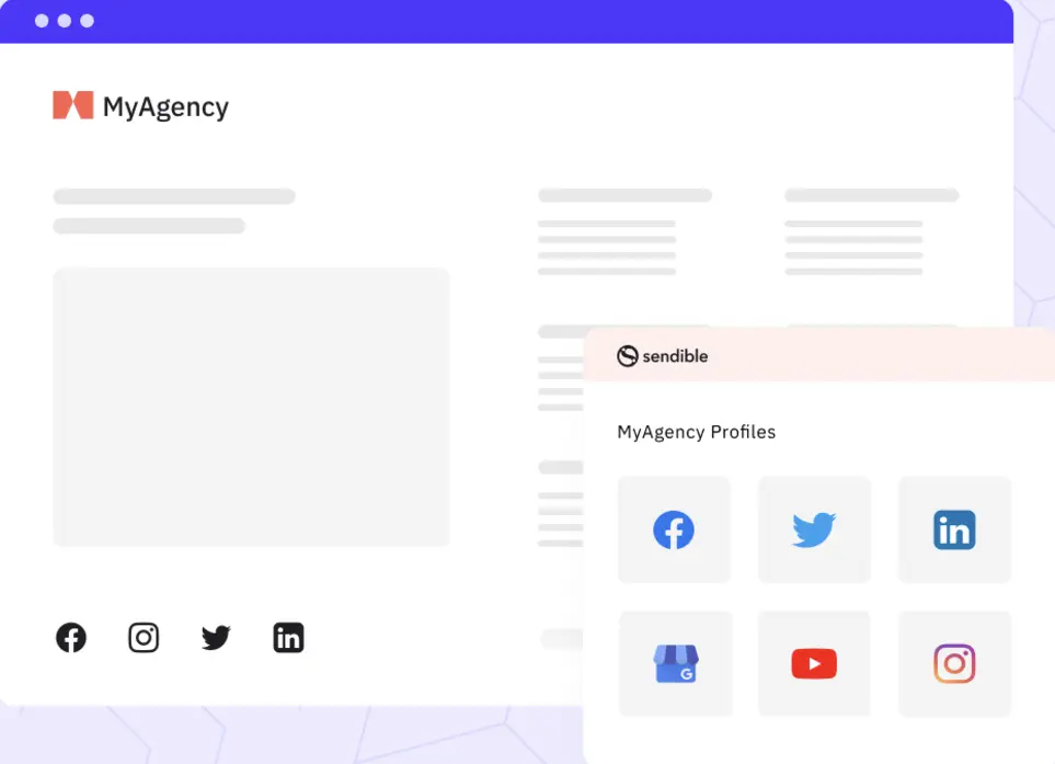 CLIENT CONNECT sendible