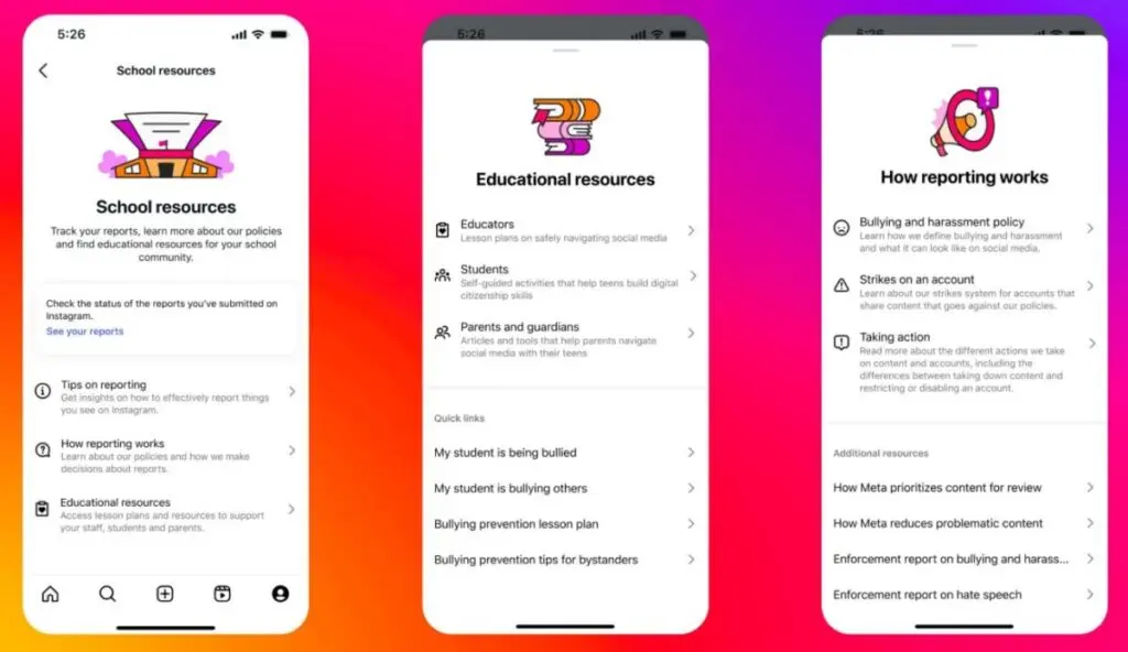 Instagram School Resources For Schools