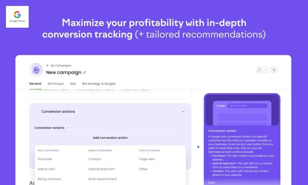 semrush ads launch assistant tracking and recommendations
