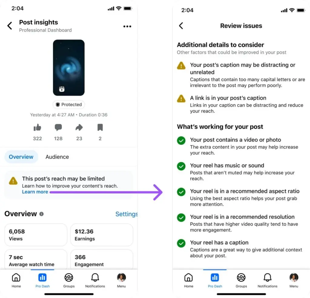 Facebook Content Penalization Insights