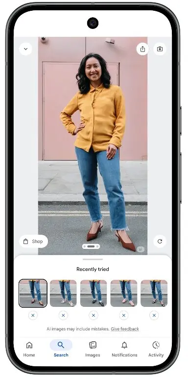 Google Footwear AI Try On Tool Try It On 2
