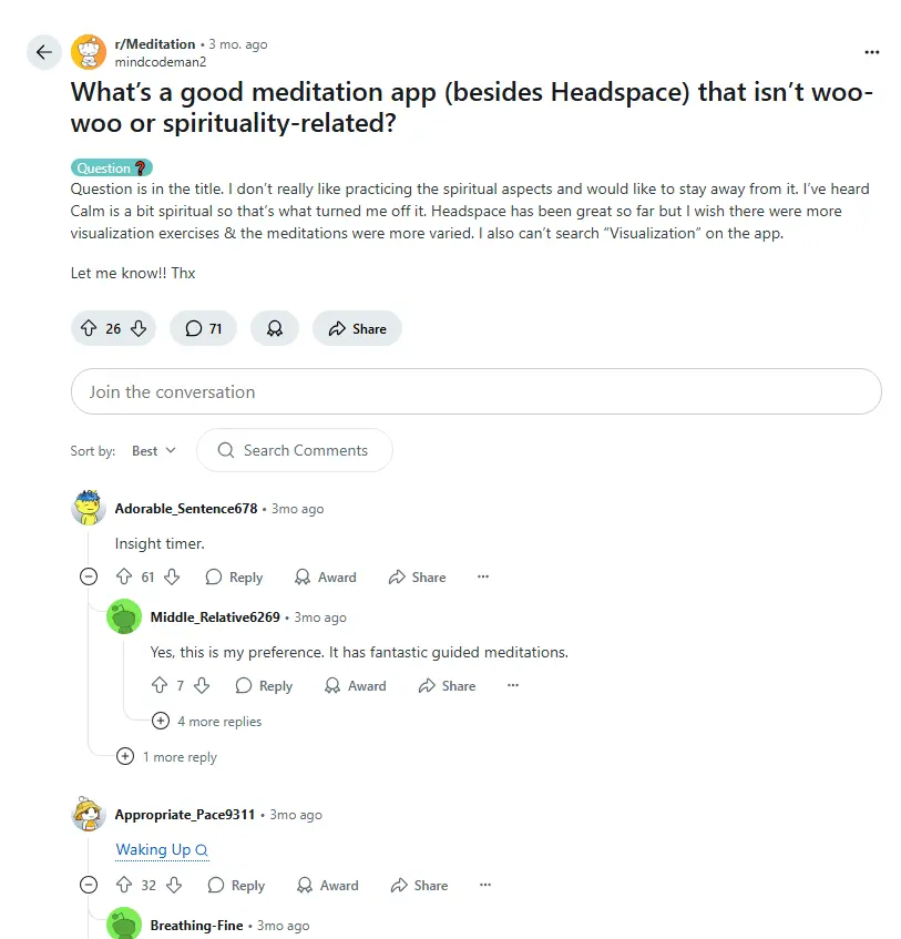 Wellness Subreddit Advice