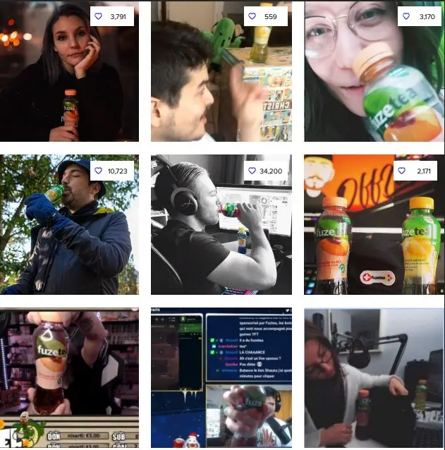 Fuze Tea Influencer Marketing Campaign