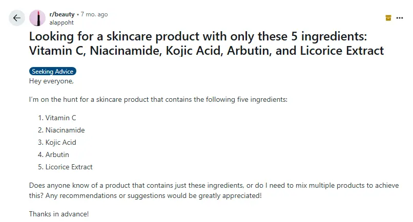 Reddit Skincare Product Discussion