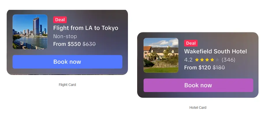 TikTok New Travel Card ADS