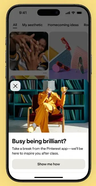 Pinterest UK School Prompt