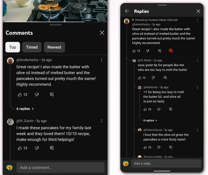 YT Threaded Comments