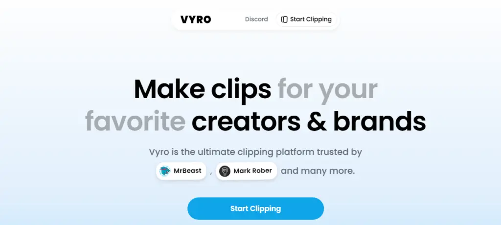 Vyro Clipping Marketplace