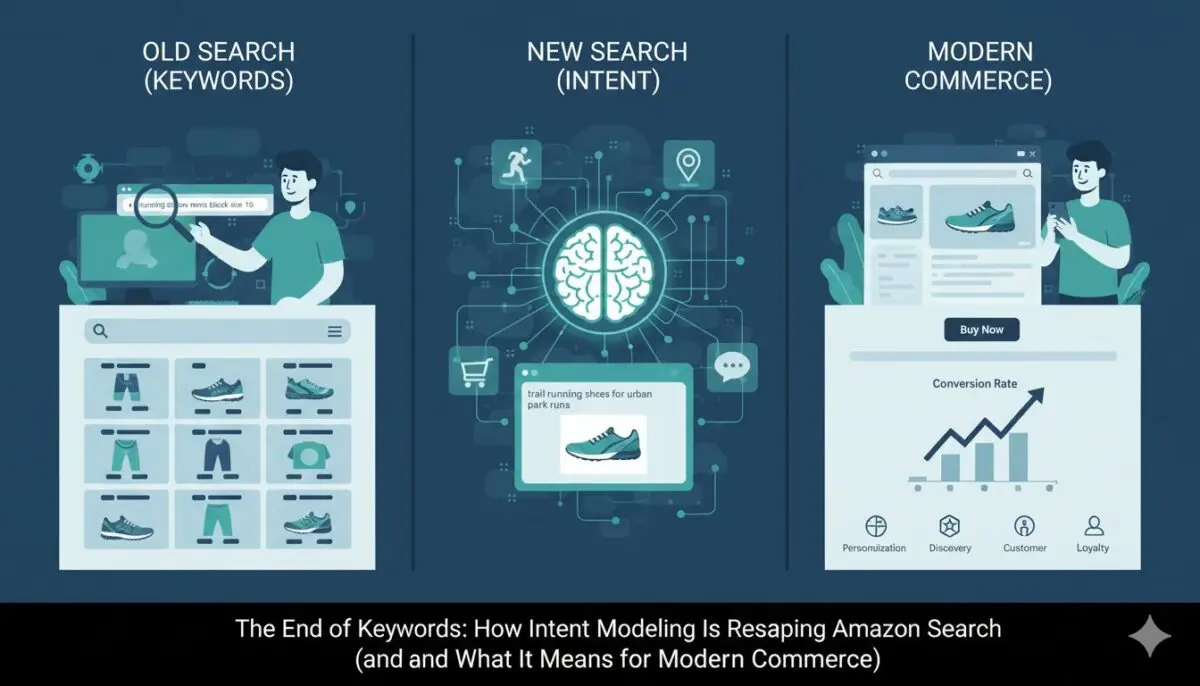 The End of Keywords: How Intent Modeling Is Reshaping Amazon Search (and What It Means for Modern Commerce)