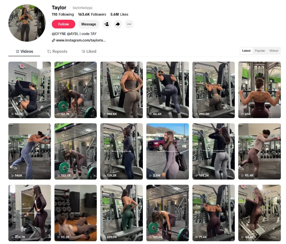 Taylor Ladaga TikTok Megia Influencer