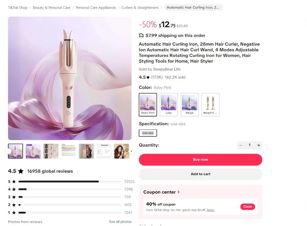 TikTok Shop Popular Product