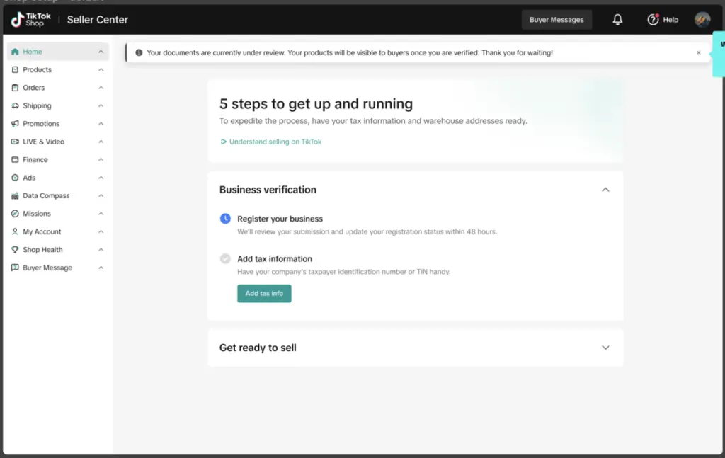 TikTok Shop Shipping Process