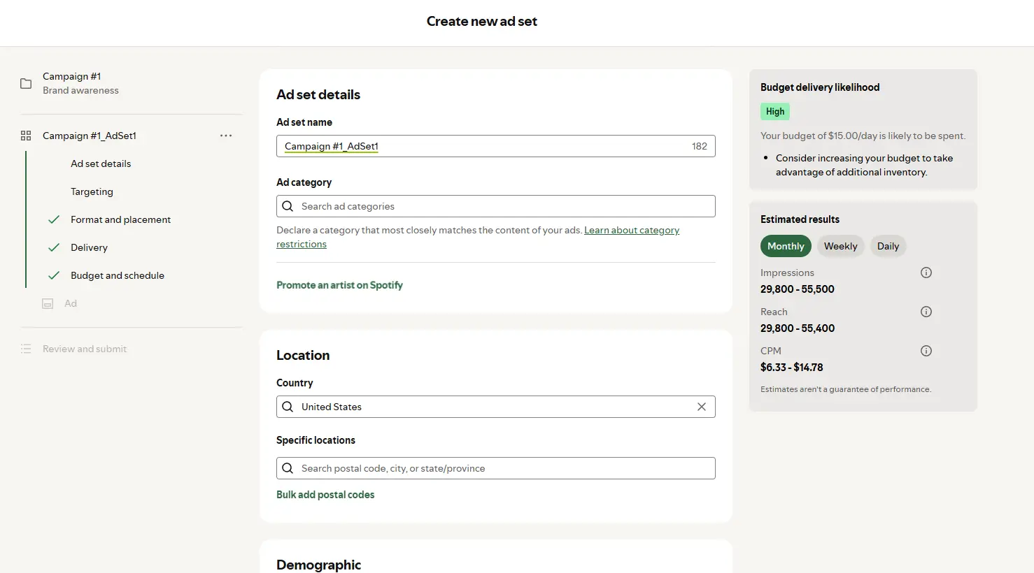 Spotify Ads Manager #3