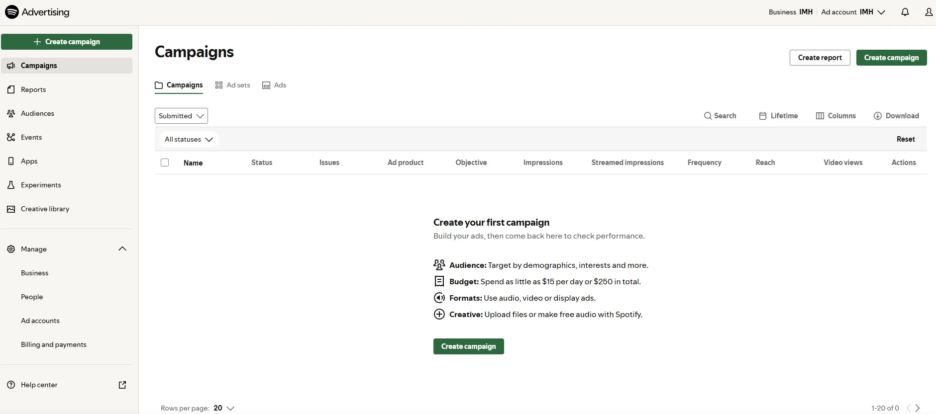 Spotify Ads Manager #1
