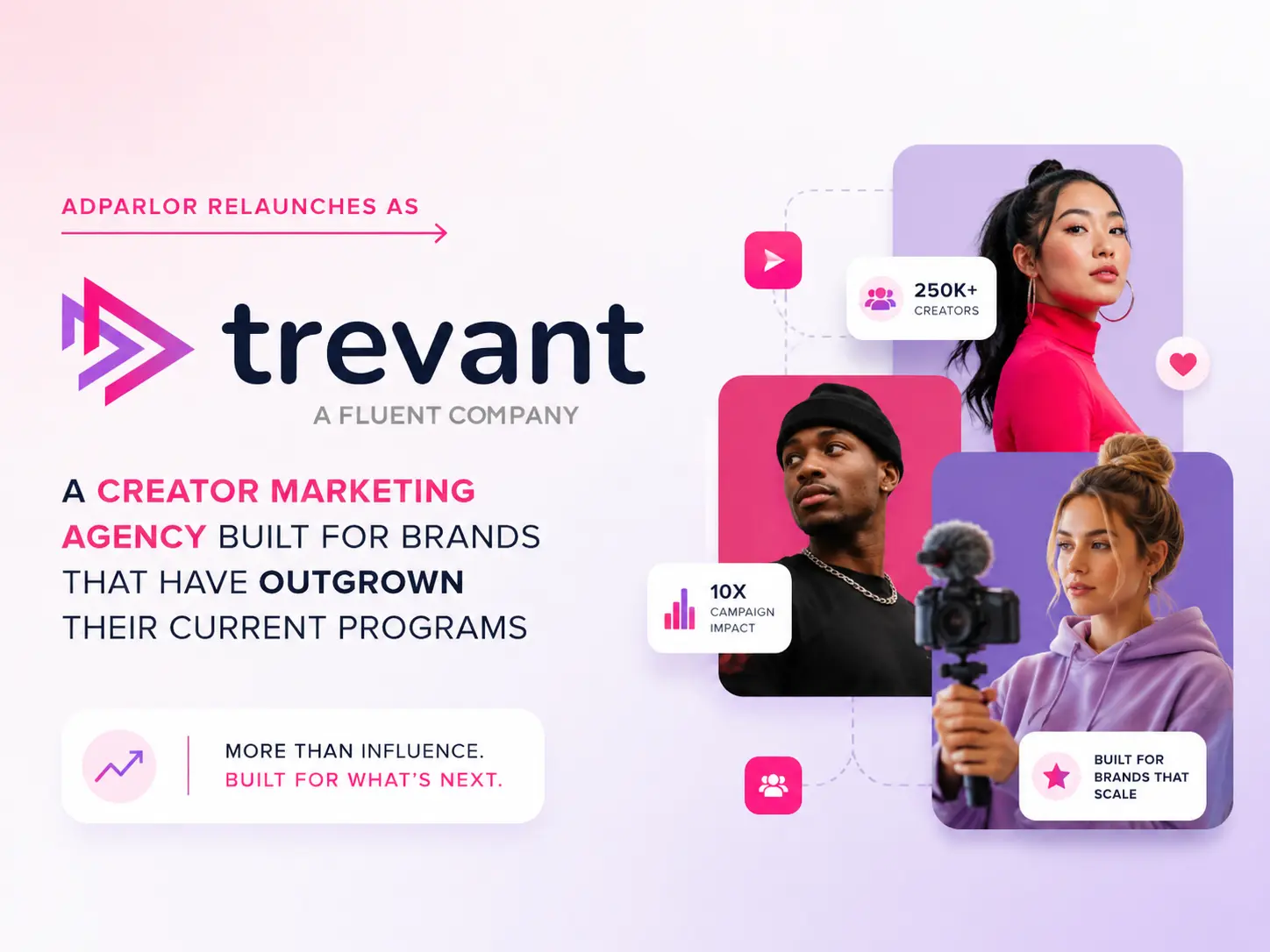 AdParlor Relaunches as Trevant, a Creator Marketing Agency Built for Brands That Have Outgrown Their Current Programs
