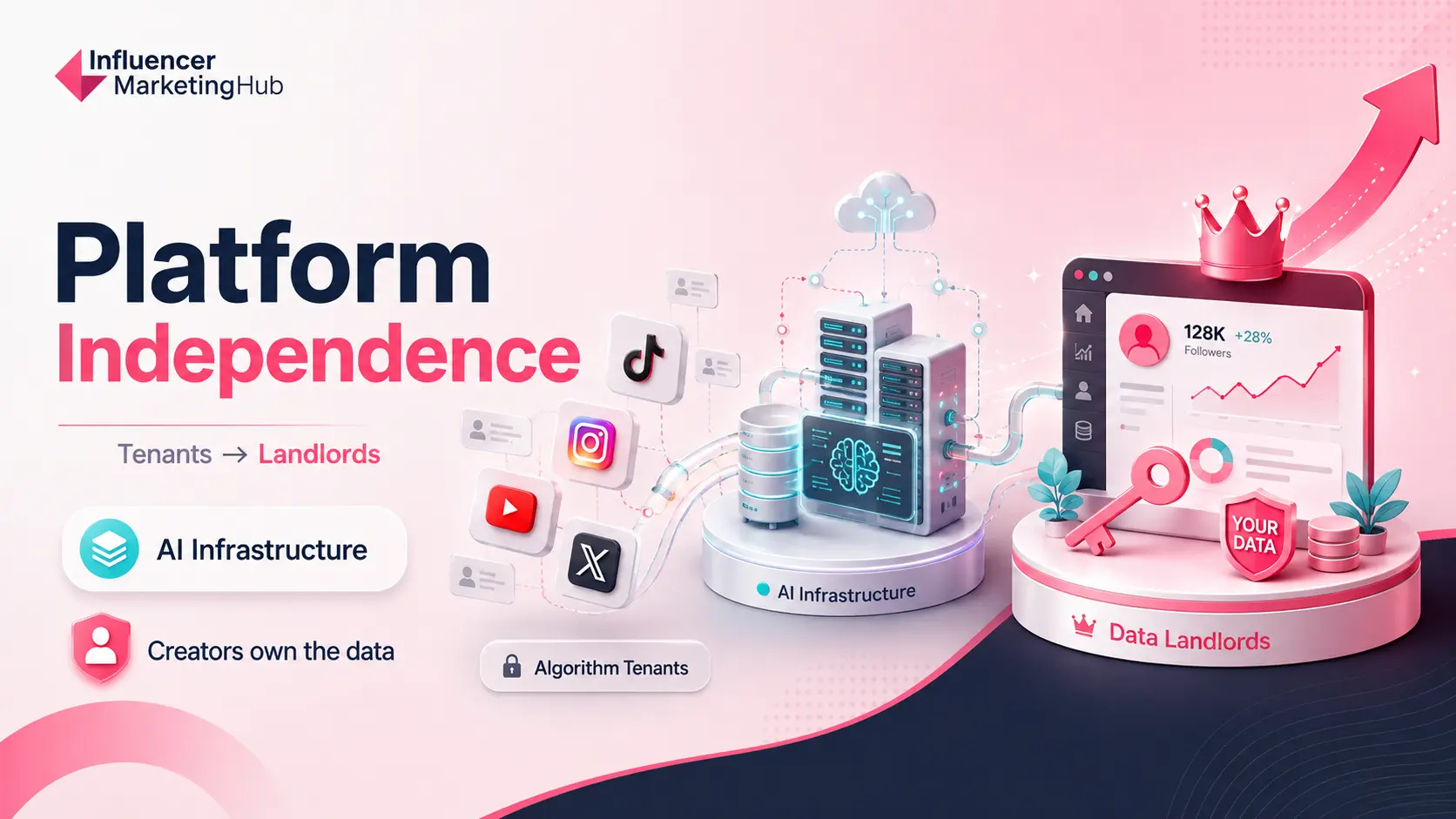 From Algorithm Tenants to Data Landlords: How AI Infrastructure is Helping Creators Gain Platform Independence