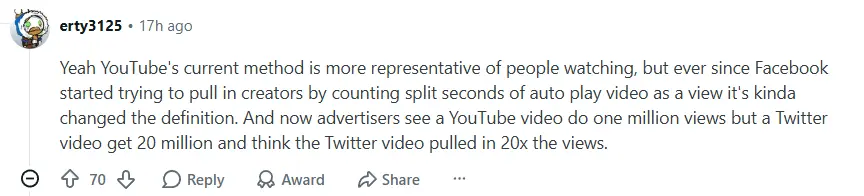 Reddit Comment