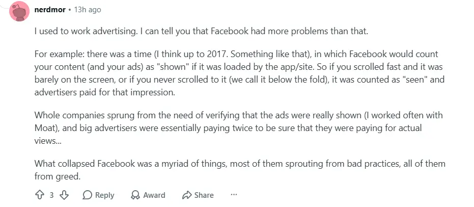 Reddit Comment 6