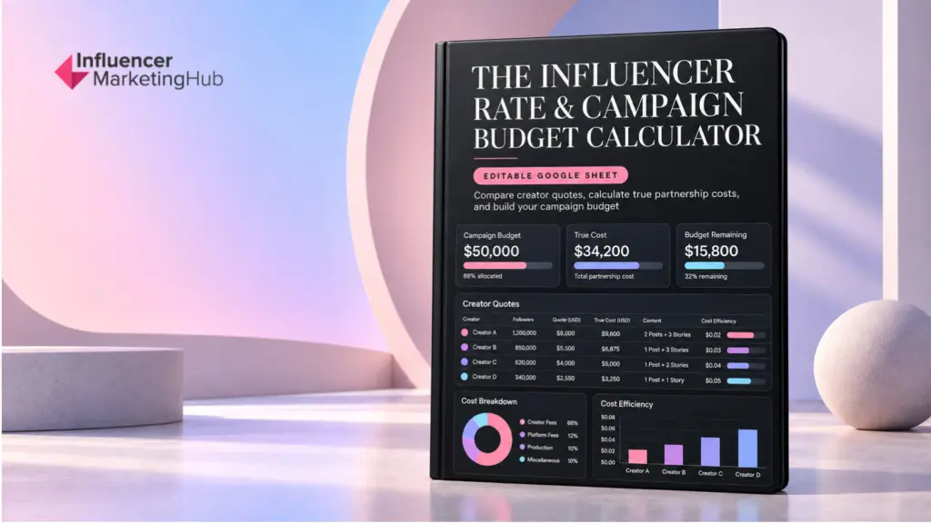 The Influencer Rate & Campaign Budget Calculator