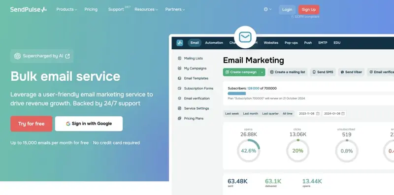 SendPulse