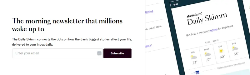 TheSkimm (free)