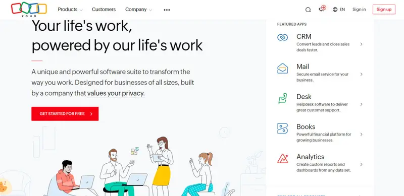 Zoho Social 