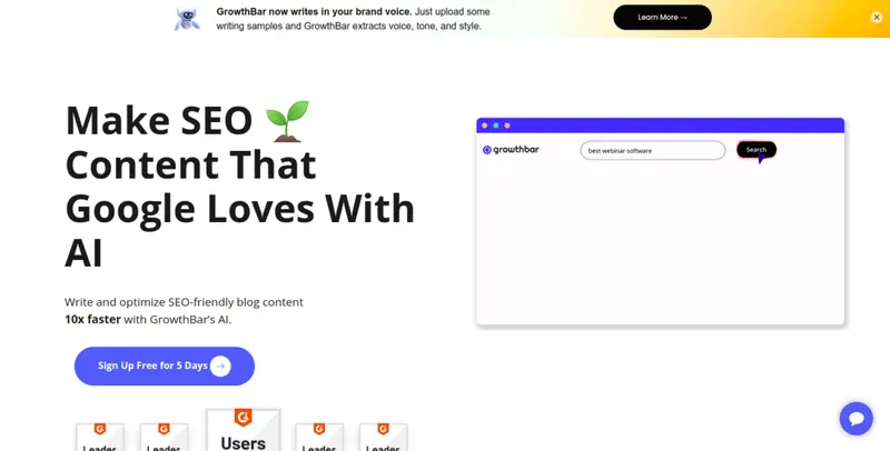 GrowthBar