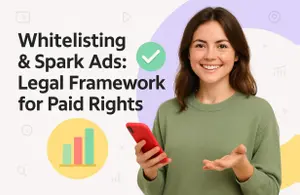 Whitelisting & Spark Ads: Legal Framework for Paid Rights