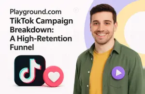 Playground.com TikTok Campaign Breakdown: a High-Retention Funnel