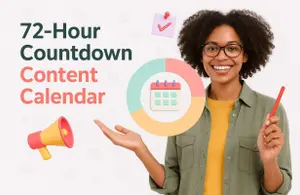 72-Hour Countdown Content Calendar