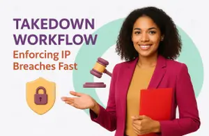 Takedown Workflow: Enforcing IP Breaches Fast