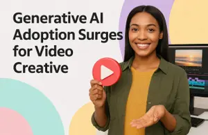 Generative AI Adoption Surges for Video Creative