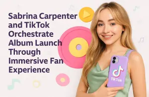 Sabrina Carpenter and TikTok Orchestrate Album Launch Through Immersive Fan Experience